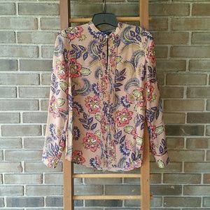 Womens Land's End Silk Blouse